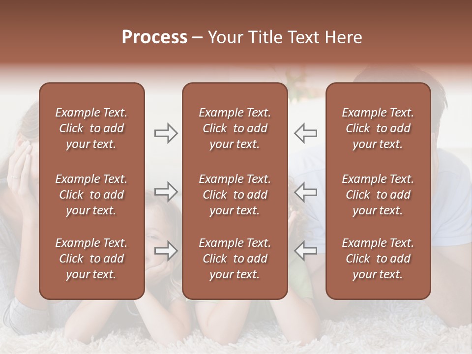 Caucasian Resting Lay PowerPoint Template
