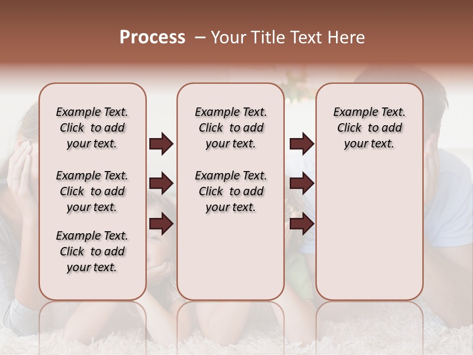 Caucasian Resting Lay PowerPoint Template