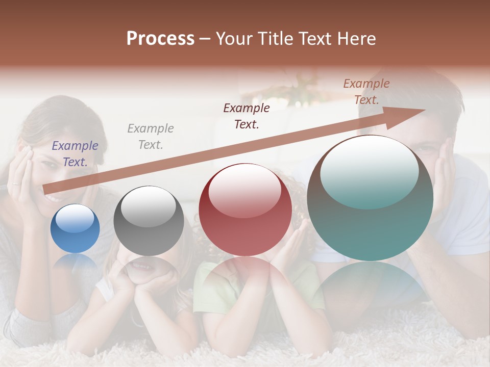Caucasian Resting Lay PowerPoint Template