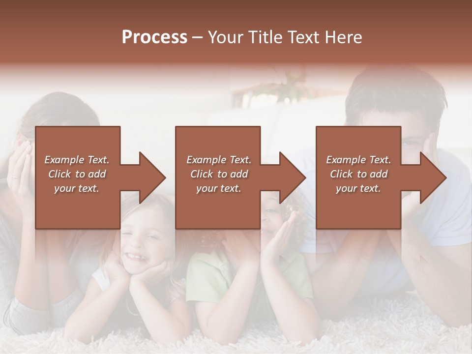 Caucasian Resting Lay PowerPoint Template