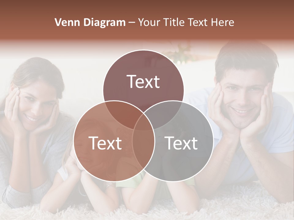 Caucasian Resting Lay PowerPoint Template