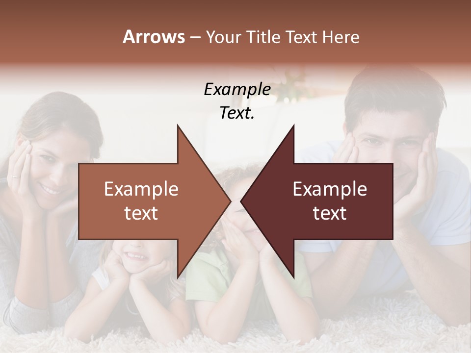 Caucasian Resting Lay PowerPoint Template