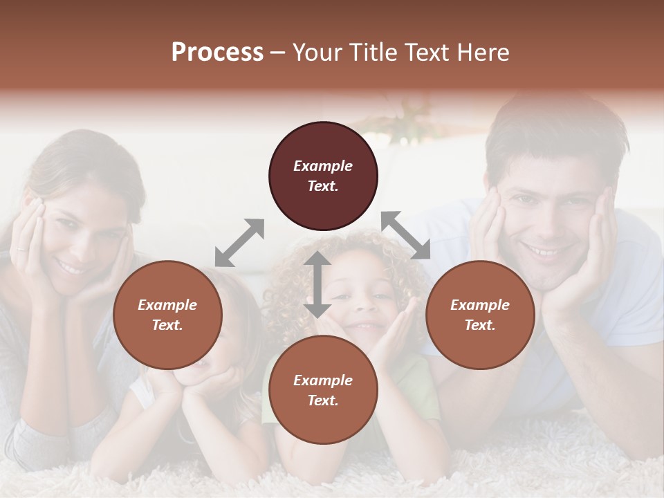 Caucasian Resting Lay PowerPoint Template