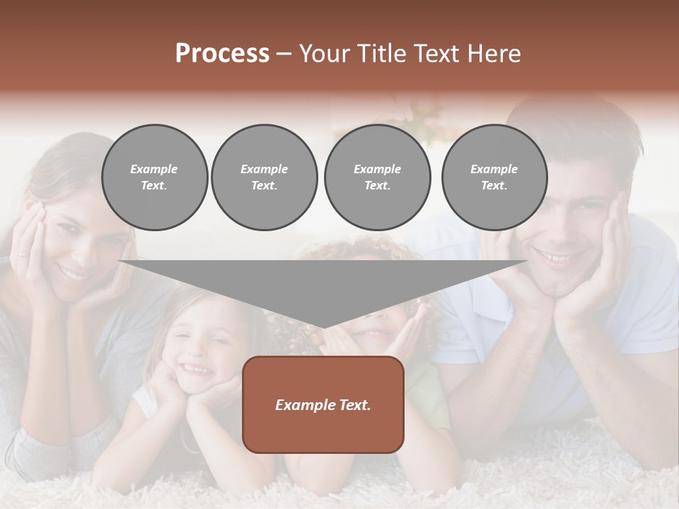 Caucasian Resting Lay PowerPoint Template