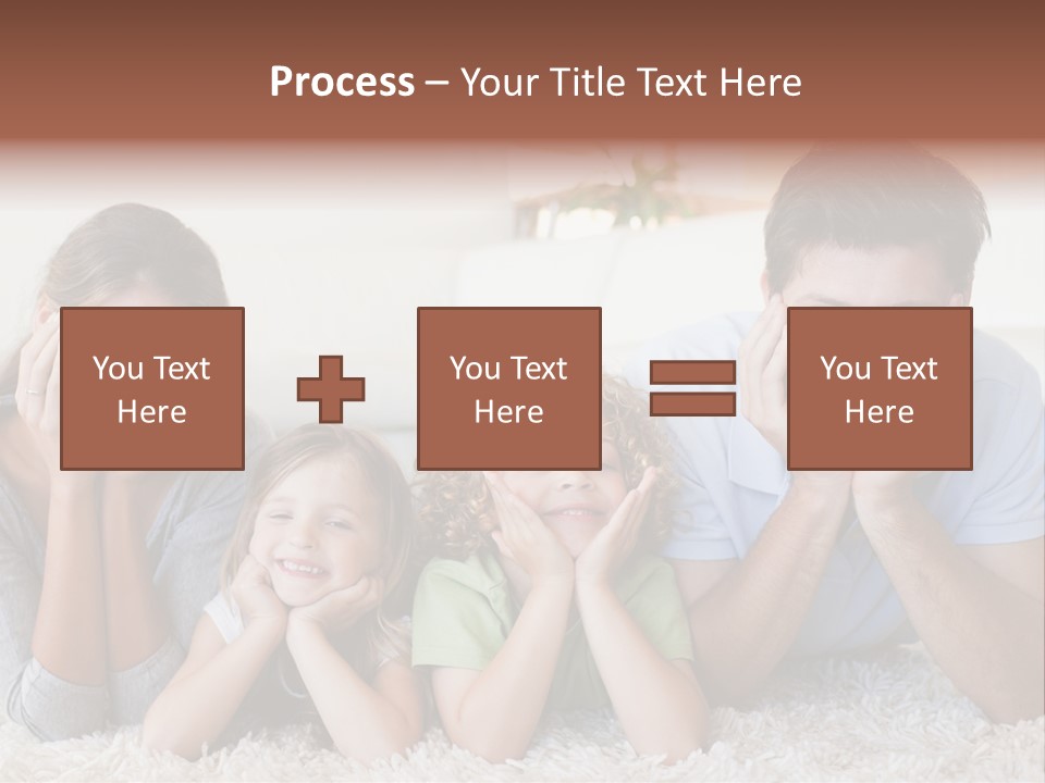 Caucasian Resting Lay PowerPoint Template