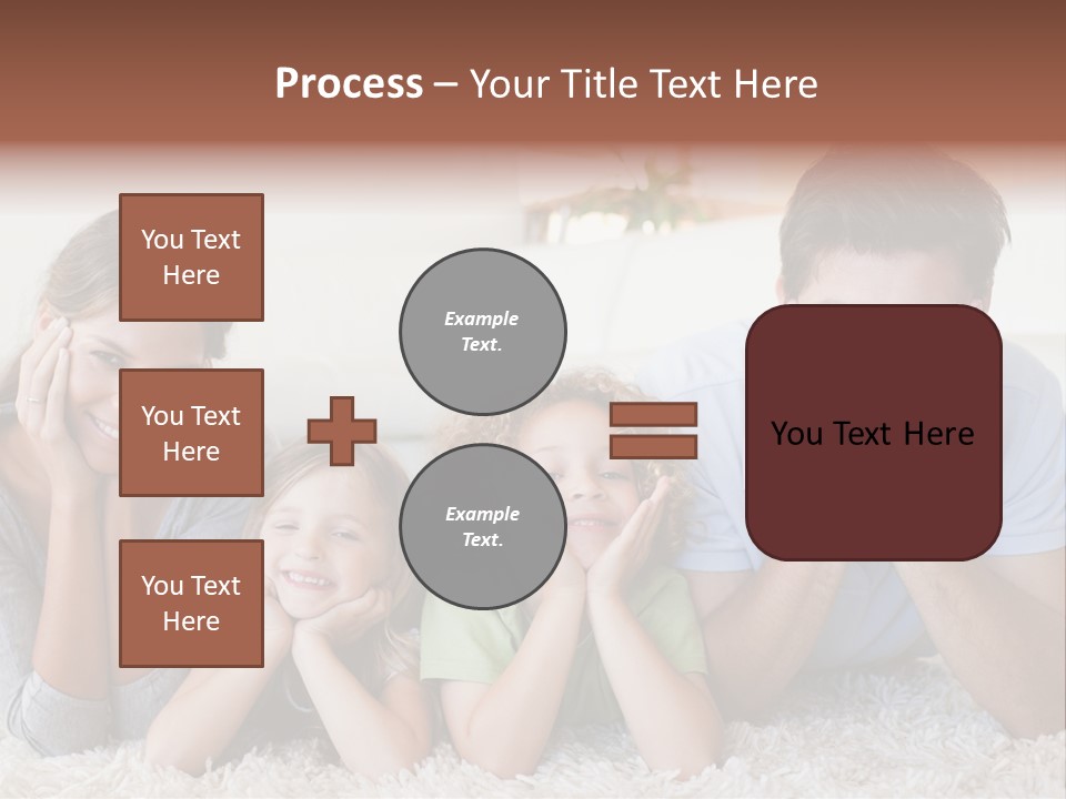 Caucasian Resting Lay PowerPoint Template