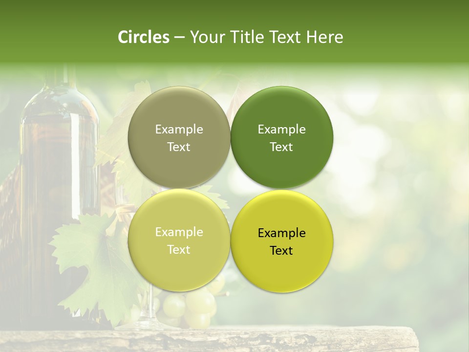 Concept Copy Space Vineyard PowerPoint Template