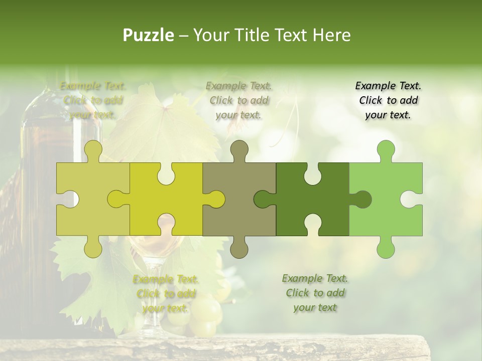 Concept Copy Space Vineyard PowerPoint Template