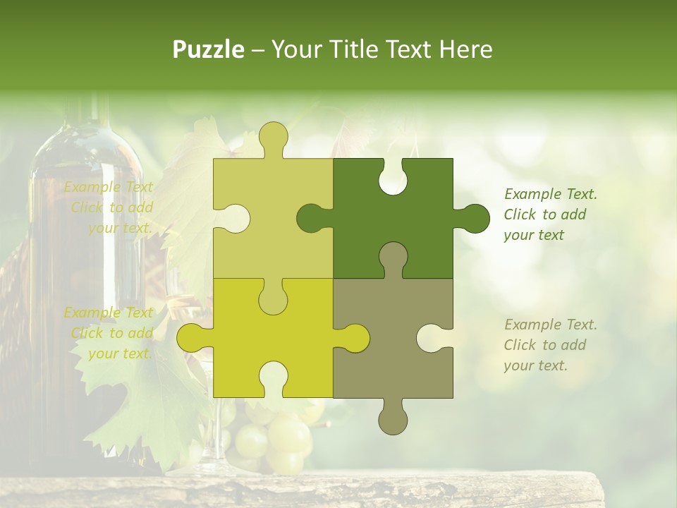 Concept Copy Space Vineyard PowerPoint Template