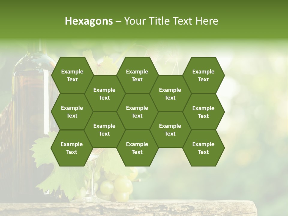 Concept Copy Space Vineyard PowerPoint Template