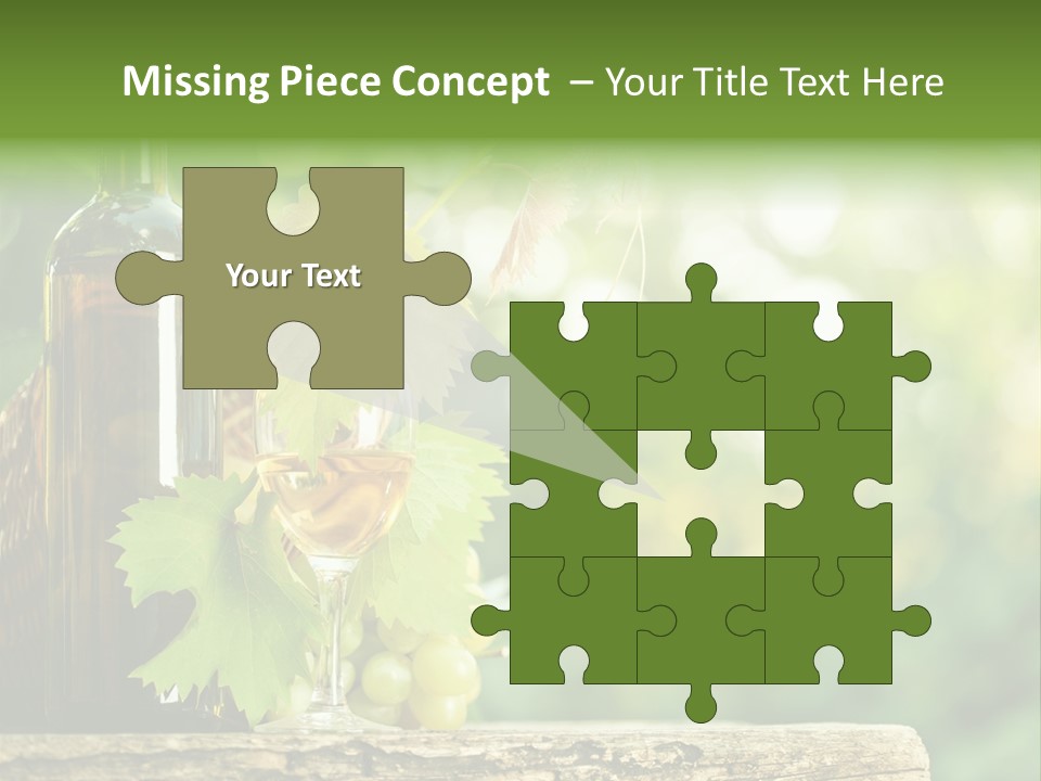 Concept Copy Space Vineyard PowerPoint Template