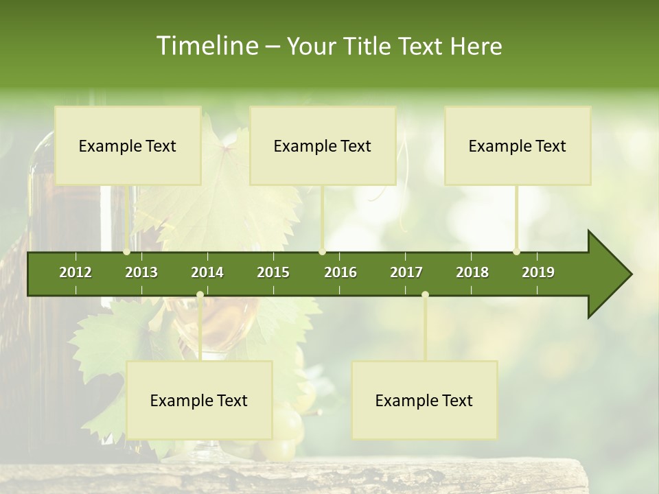 Concept Copy Space Vineyard PowerPoint Template