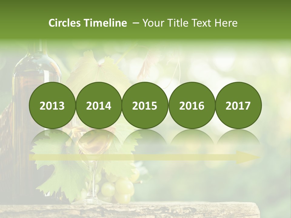 Concept Copy Space Vineyard PowerPoint Template