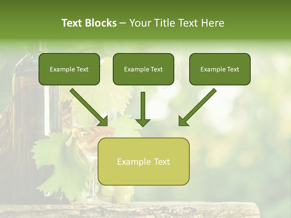 Concept Copy Space Vineyard PowerPoint Template