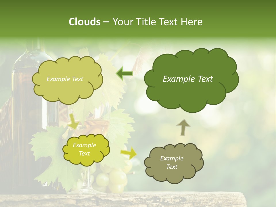 Concept Copy Space Vineyard PowerPoint Template