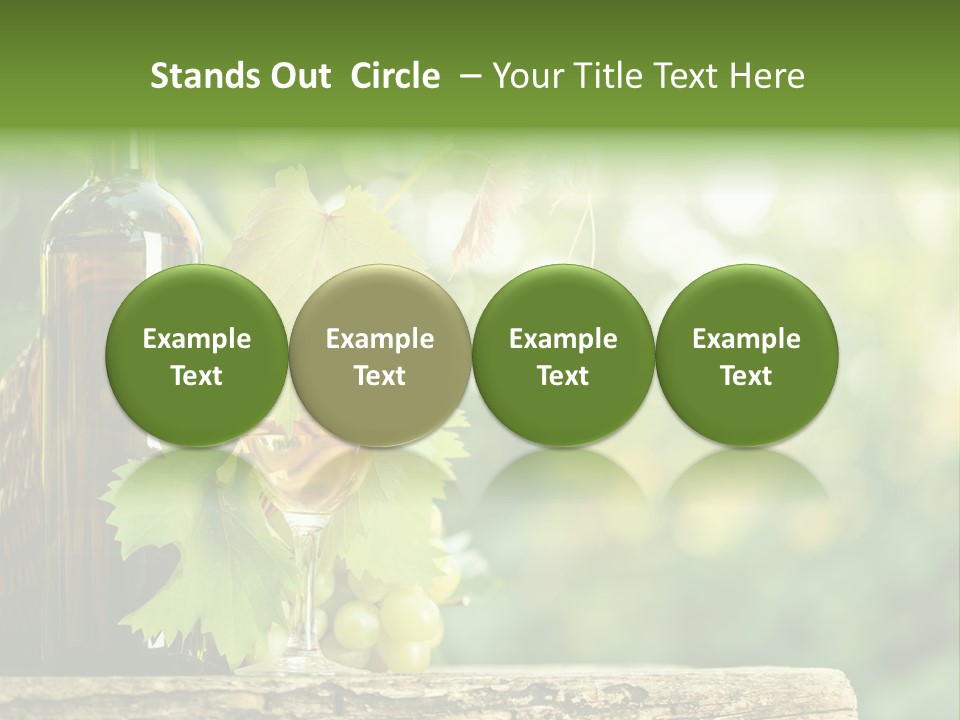 Concept Copy Space Vineyard PowerPoint Template