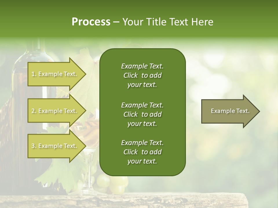 Concept Copy Space Vineyard PowerPoint Template