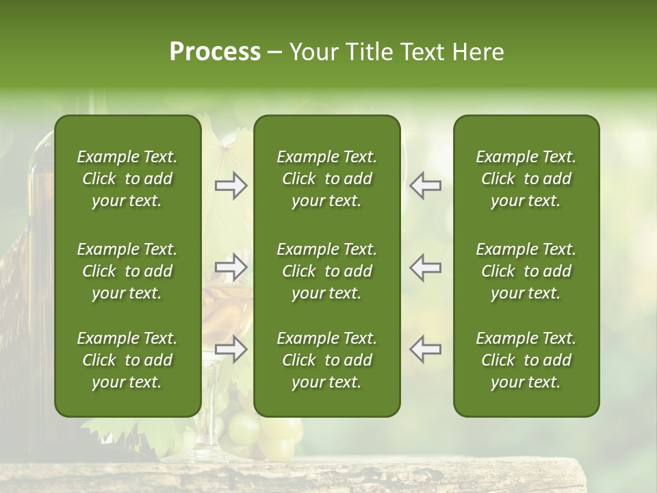 Concept Copy Space Vineyard PowerPoint Template