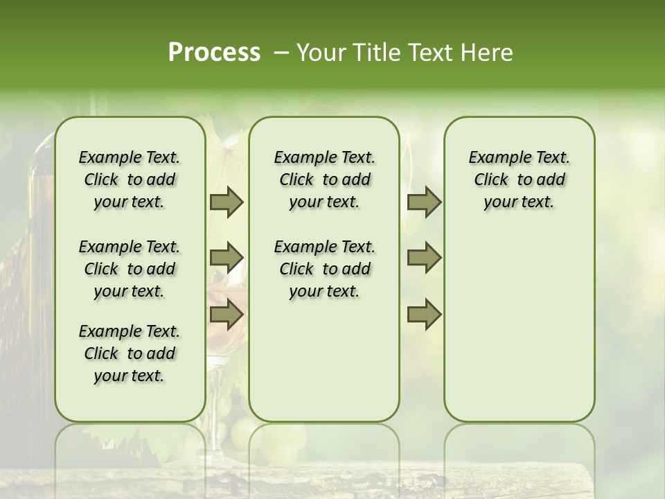 Concept Copy Space Vineyard PowerPoint Template