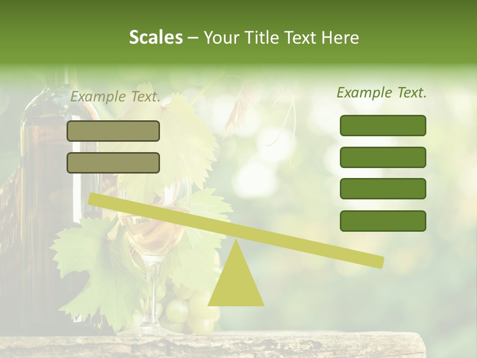 Concept Copy Space Vineyard PowerPoint Template