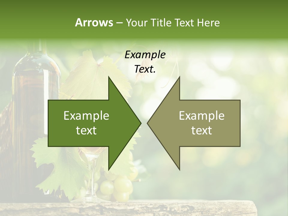 Concept Copy Space Vineyard PowerPoint Template