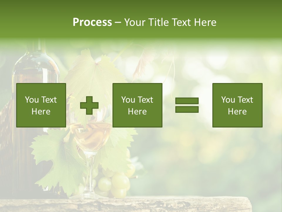 Concept Copy Space Vineyard PowerPoint Template
