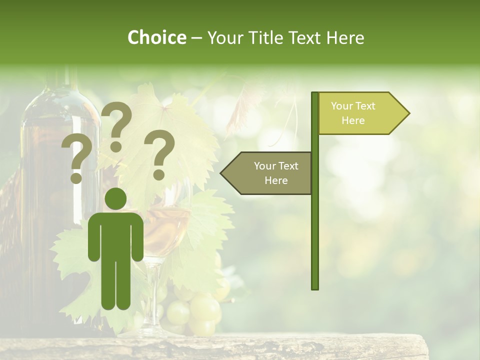 Concept Copy Space Vineyard PowerPoint Template
