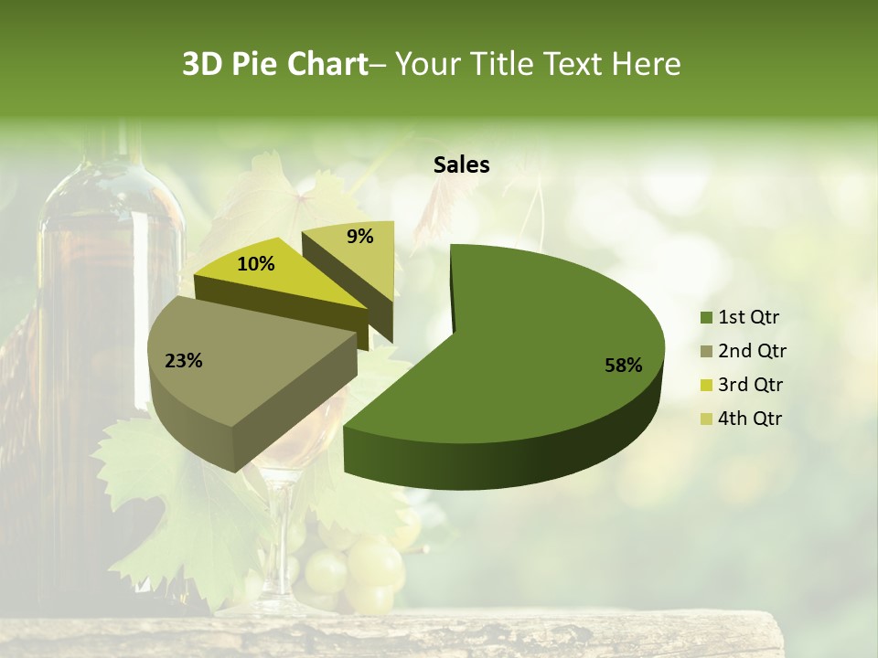 Concept Copy Space Vineyard PowerPoint Template