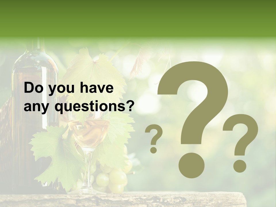 Concept Copy Space Vineyard PowerPoint Template