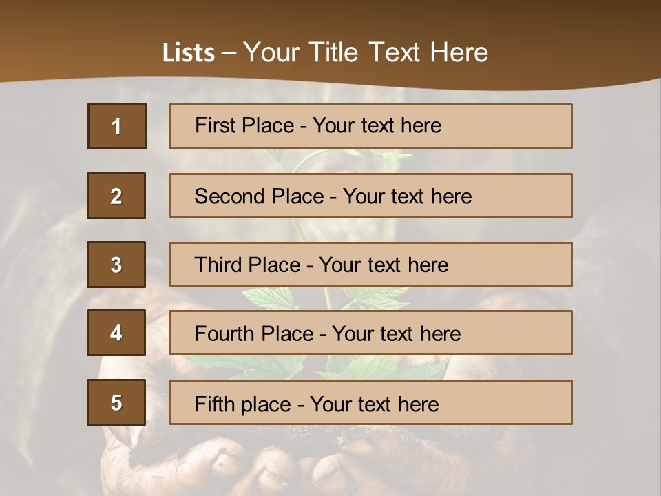 Tree Small Old PowerPoint Template