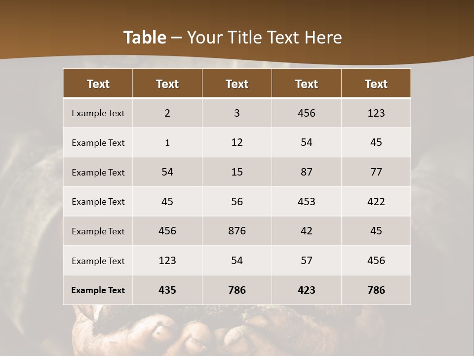 Tree Small Old PowerPoint Template