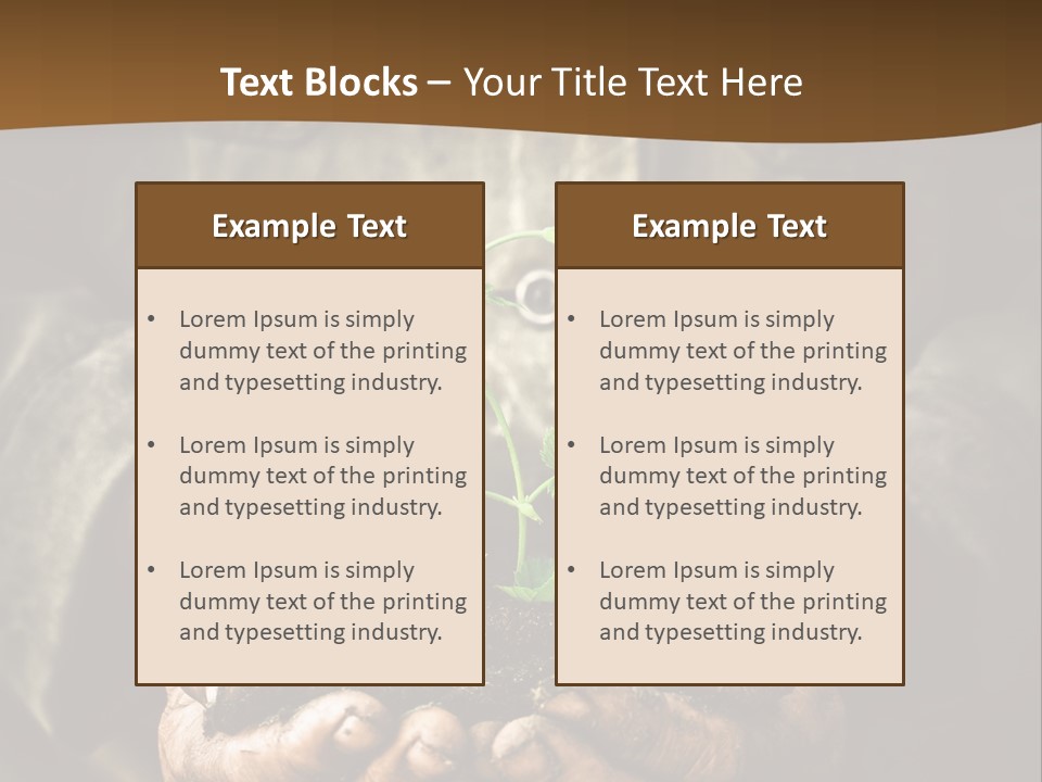 Tree Small Old PowerPoint Template