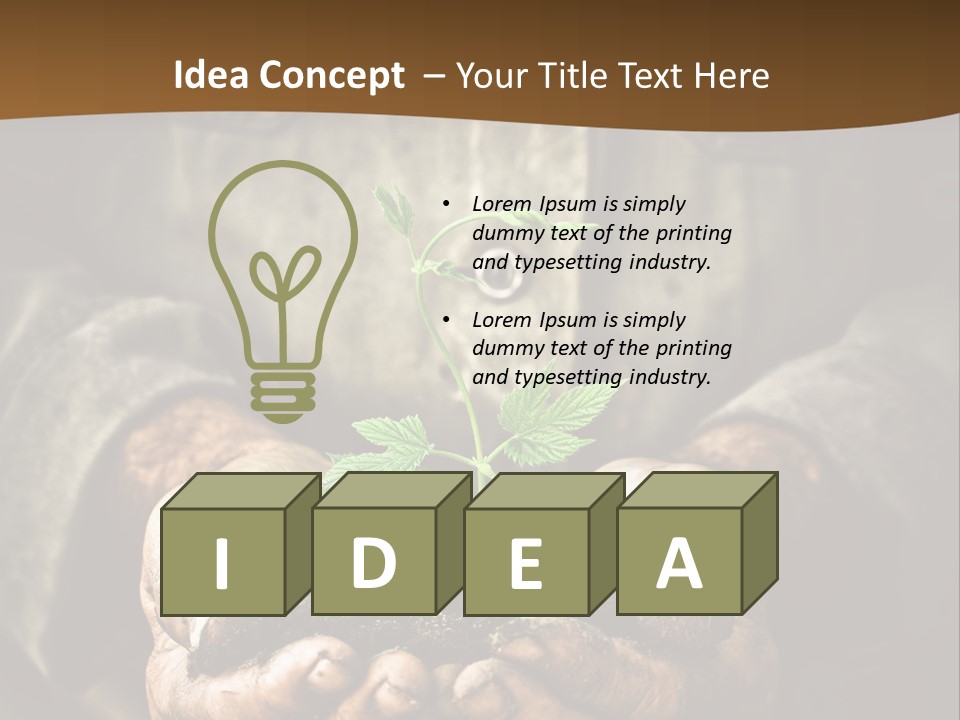 Tree Small Old PowerPoint Template