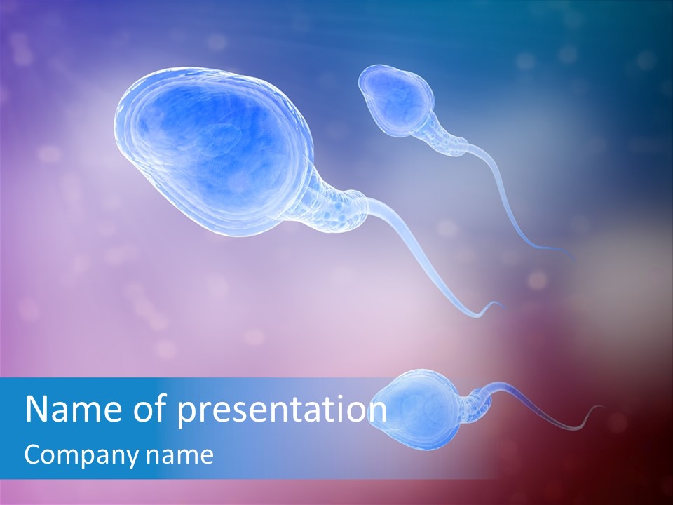 Swim Cell Illustration PowerPoint Template