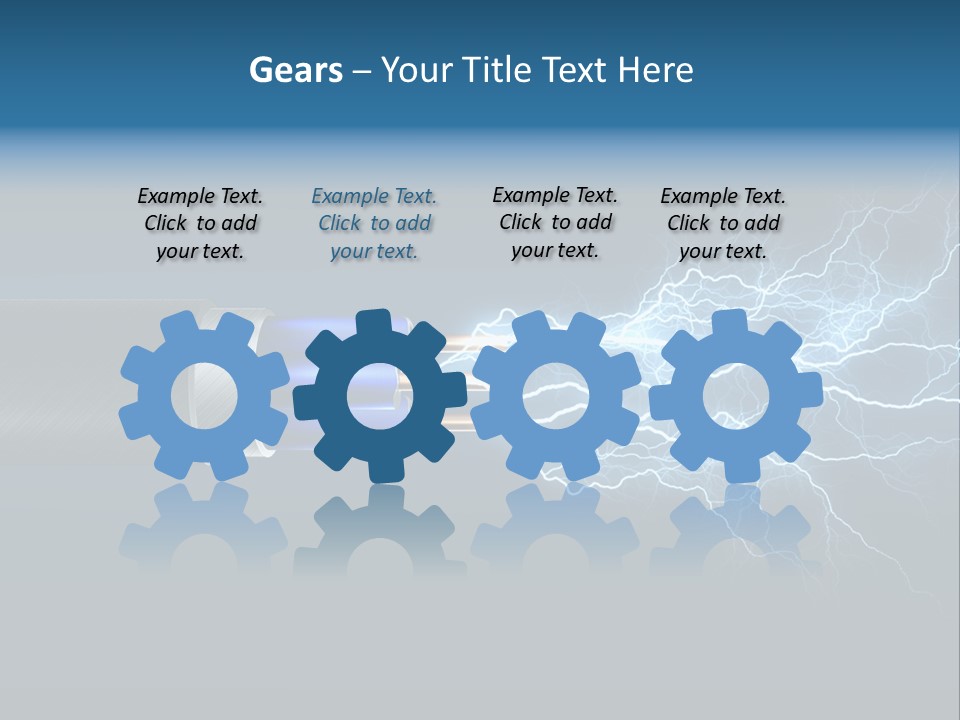 Electrocute Connect Electrician PowerPoint Template