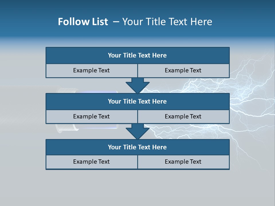 Electrocute Connect Electrician PowerPoint Template