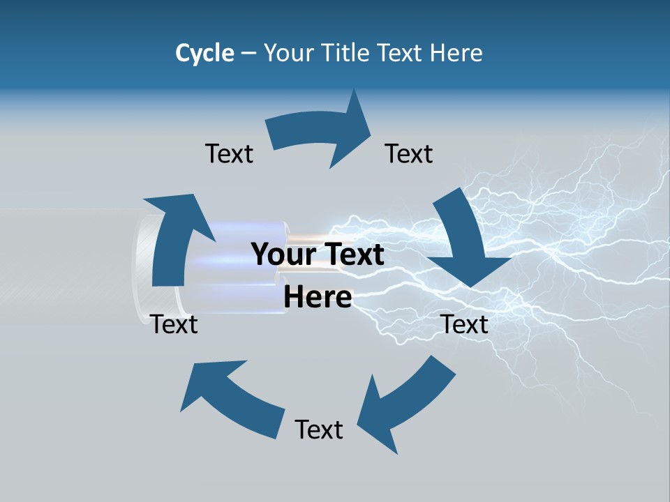 Electrocute Connect Electrician PowerPoint Template