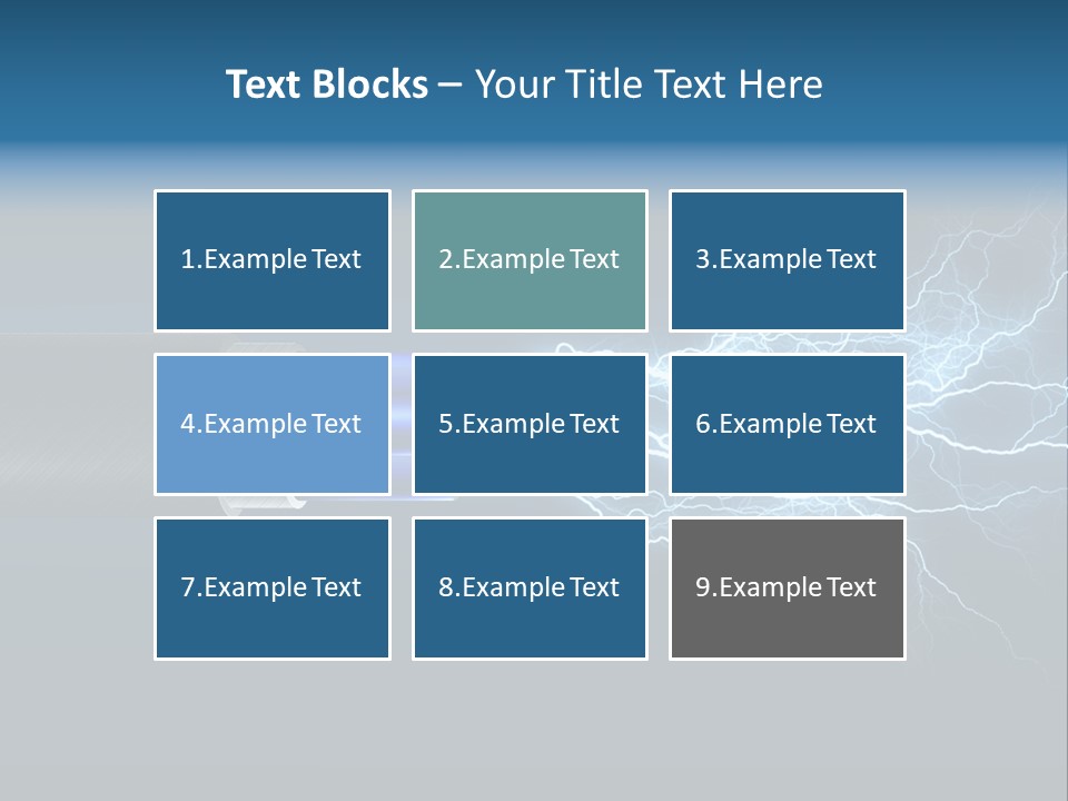 Electrocute Connect Electrician PowerPoint Template