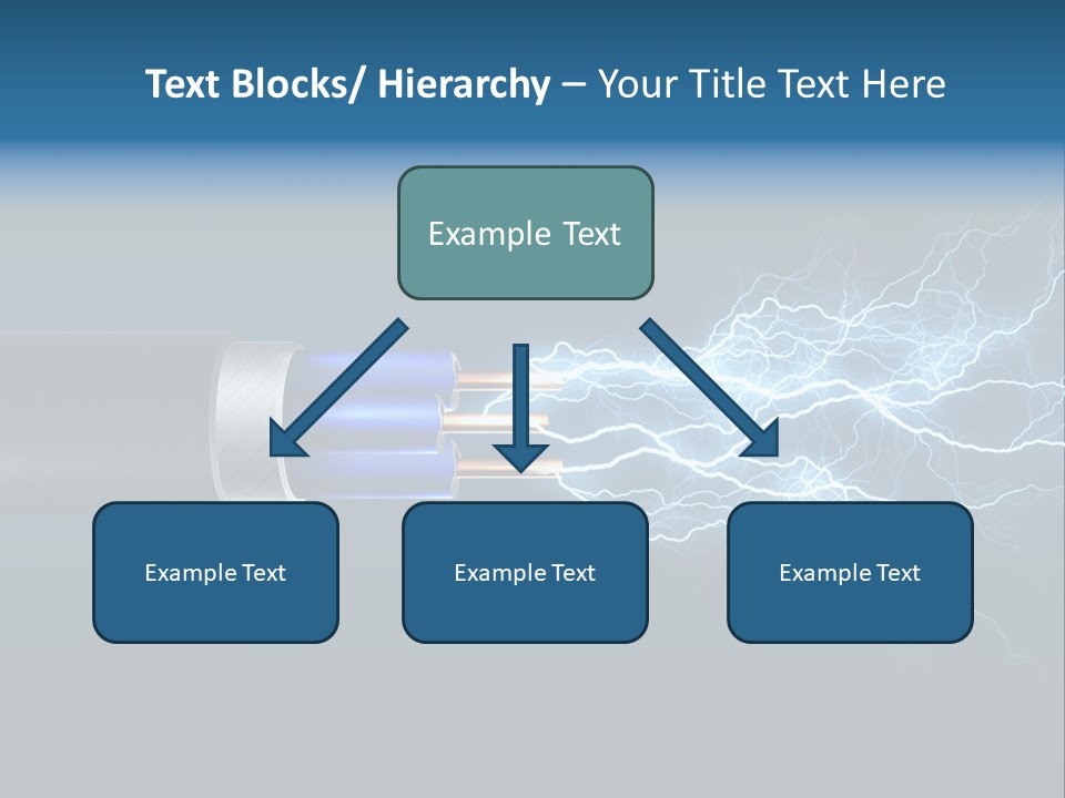 Electrocute Connect Electrician PowerPoint Template