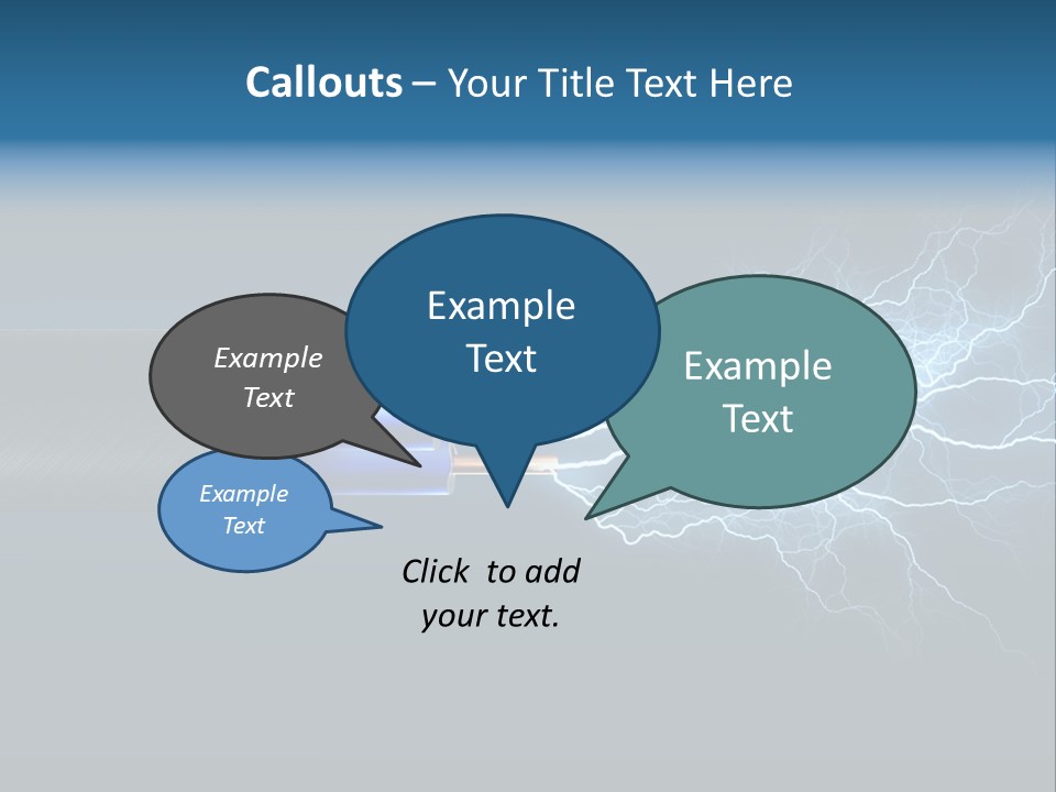 Electrocute Connect Electrician PowerPoint Template