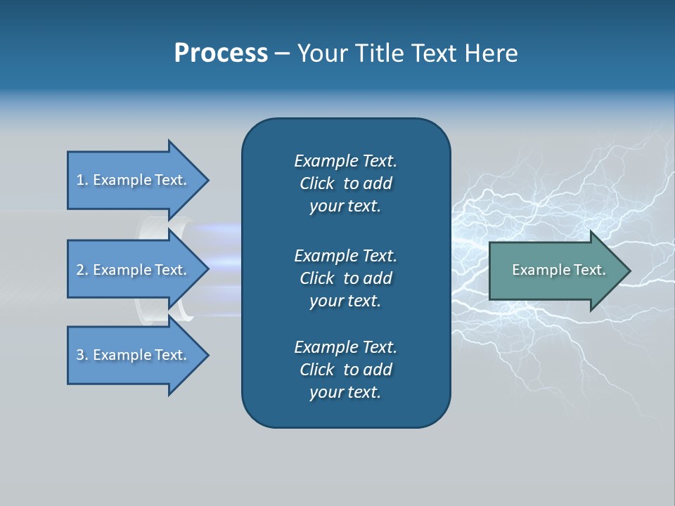 Electrocute Connect Electrician PowerPoint Template