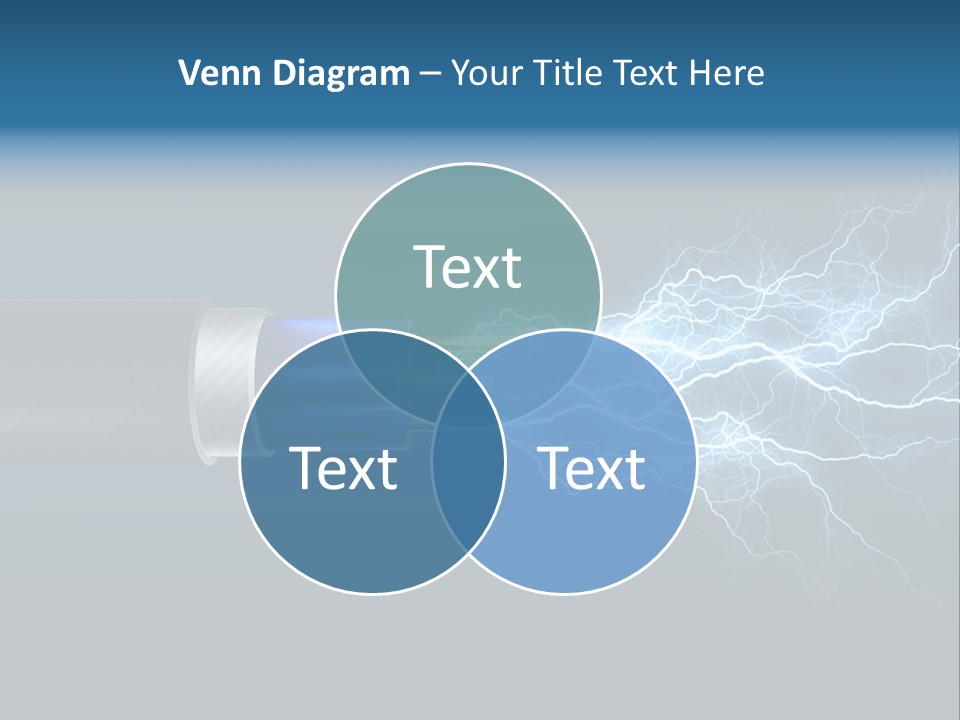 Electrocute Connect Electrician PowerPoint Template
