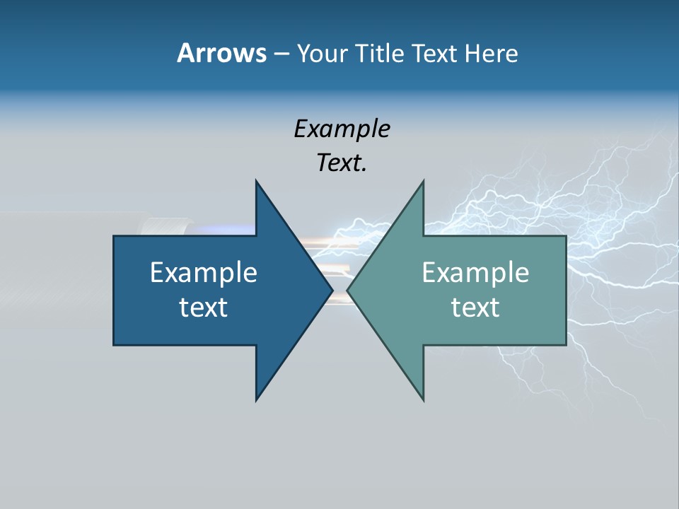 Electrocute Connect Electrician PowerPoint Template