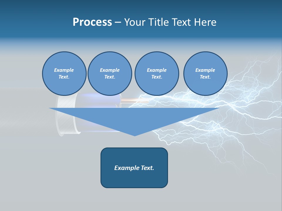 Electrocute Connect Electrician PowerPoint Template