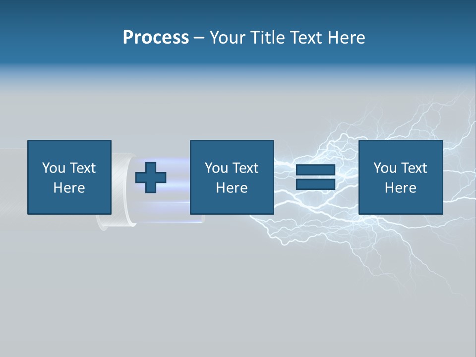 Electrocute Connect Electrician PowerPoint Template