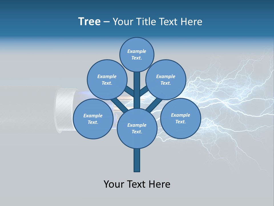 Electrocute Connect Electrician PowerPoint Template
