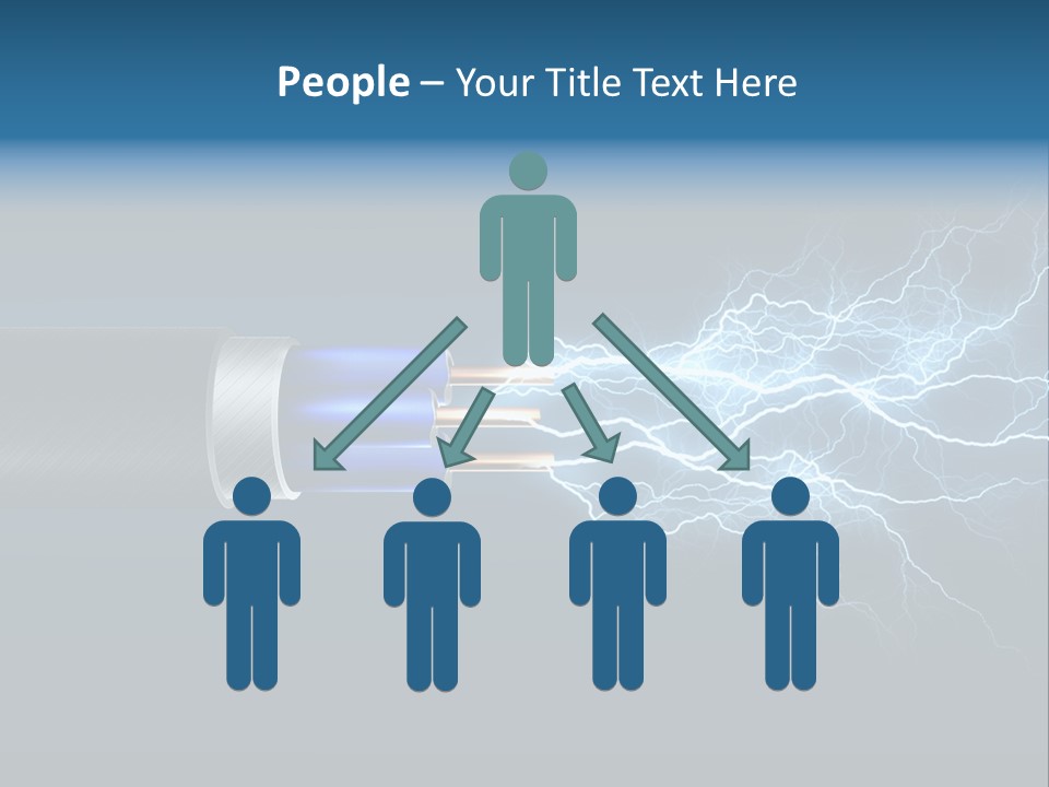 Electrocute Connect Electrician PowerPoint Template