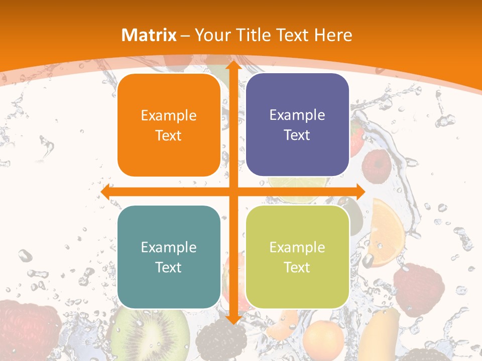 Food Mandarin Concept PowerPoint Template