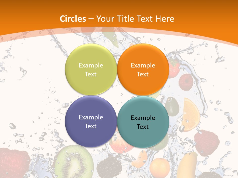 Food Mandarin Concept PowerPoint Template