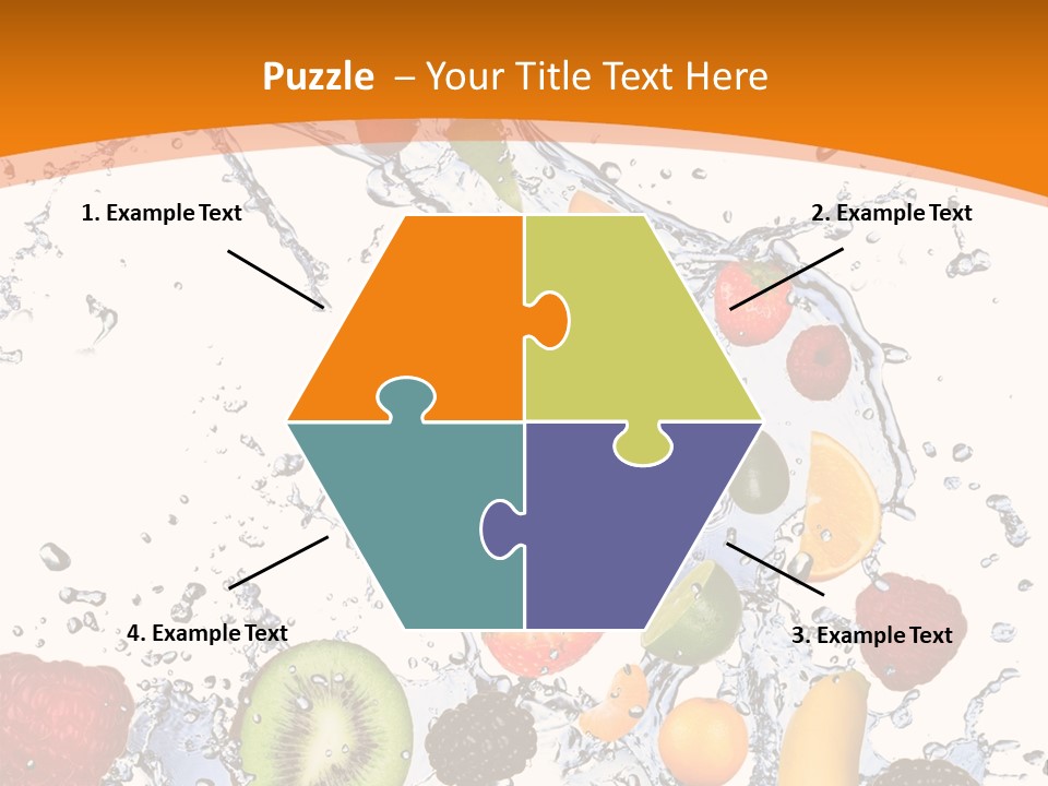 Food Mandarin Concept PowerPoint Template